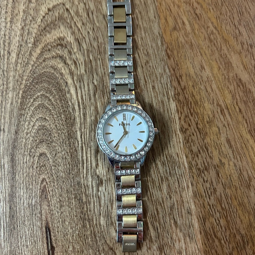 Fossil Silver and Gold Women's Watch